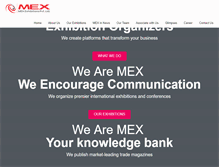 Tablet Screenshot of mexexhibits.com